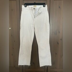 L'AGENCE Kendra High-Rise Flared Leg , cropped Jeans